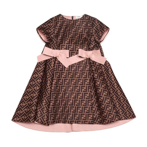 fendi twill dress|Fendi kids dresses.